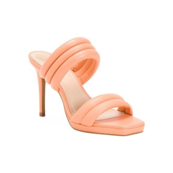 VINCE CAMUTO Leather Eluinsa Heel Sandals. Size 8 M - Picture 2 of 3